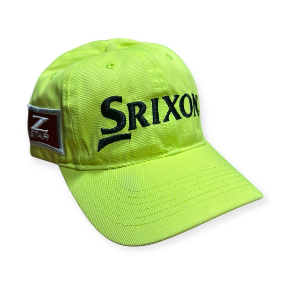 Srixon Z Star Tour Yellow Golf Balls Hat Cap Neon Strapback Adjustable Logos